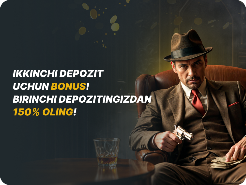 Ikkinchi depozit uchun bonus