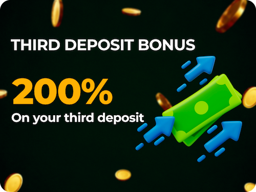 Third Deposit Bonus